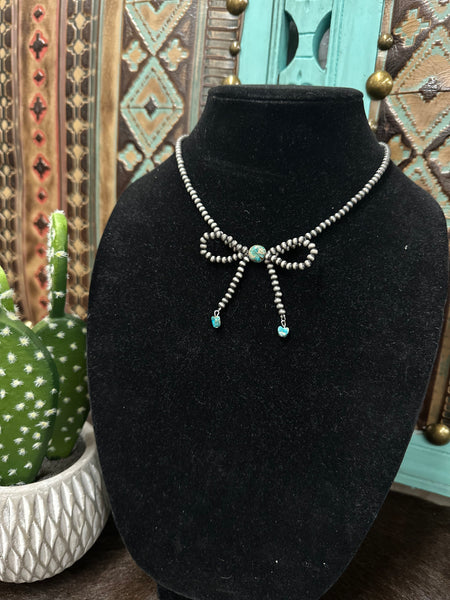 "Navajo Bow" Necklace *Turquoise