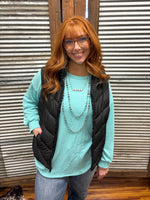 "Basic Ribbed" Tunic *Mint