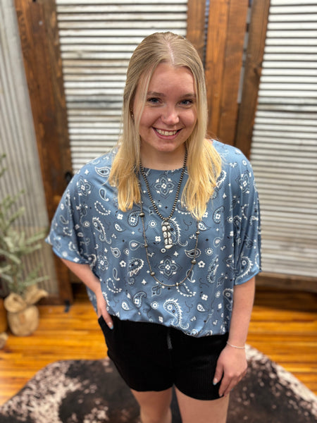 “Pretty In Paisley” Top