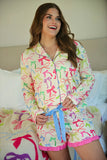 Daylight Bow Ruffle Pajama Set