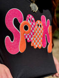 Spooky Tee in Glitter Puff