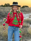 "Puff Ink Christmas Tree" Sweatshirt