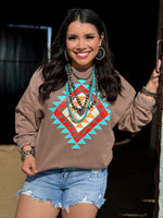 "Ryanne's Fall Aztec" Sweatshirt