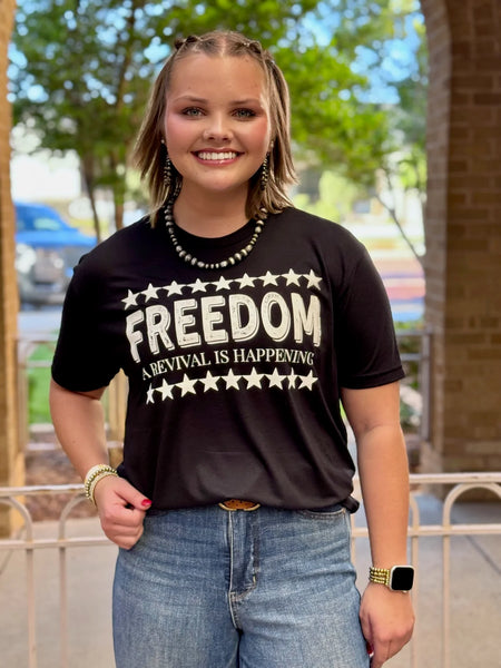 "Freedom- a Revival is Happening" Short Sleeve Graphic